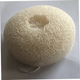 Mikinona Bamboo Facial Cleaning Sponge Exfoliating Skin Care Sponge for Deep Pore Cleansing Gentle Oil Removal Beige Skin Treatment