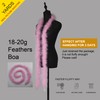 wangruida 2 Yards 20g Pink Fluffy Marabou Feather Boa for