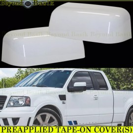 Torox 2004 2005 2006 2007 2008 Ford F150 Mark LT Top Mirror COVERS Z1 YZ OXFORD WHITE