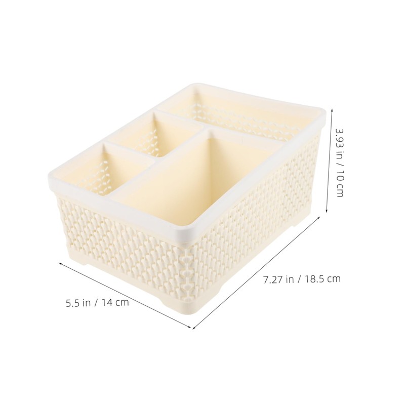 SAFIGLE Vanity Makeup Organizer Compartment Skincare Storage for Beauty Supplies