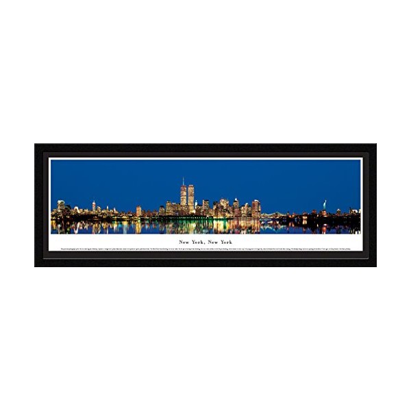 Blakeway Worldwide Panoramas, New York-Twin Towers at Twilight-Blakeway Panoramas Skyline