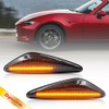 NSLUMO Sequential Amber LED Side Marker Lights for 2016-up Maz'da