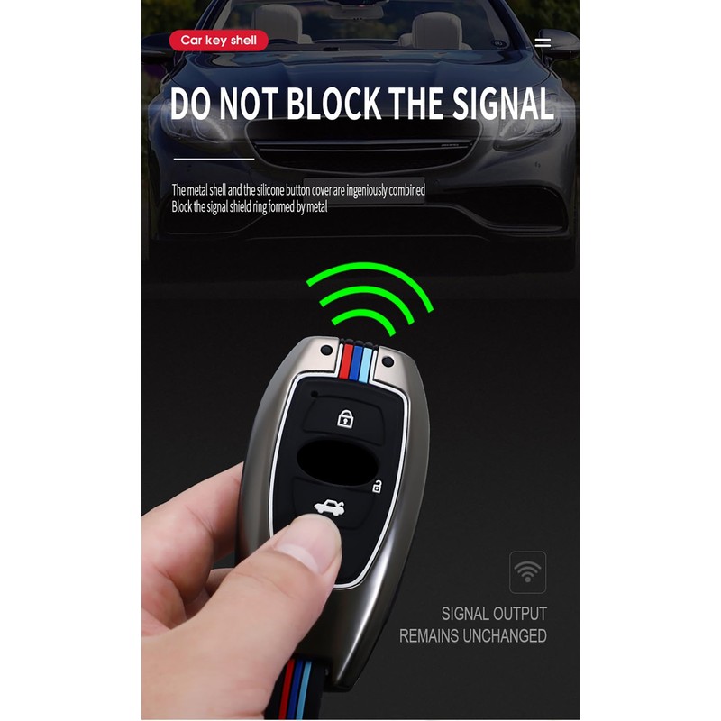 TECART Key Fob Cover Fit for Subaru Forester Outback Key