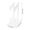 Transparent Acrylic Game Controller Stand Holder, Double-Layered Gaming Controller Holder