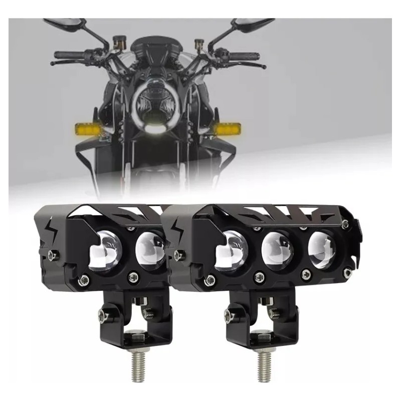 Faros Auxiliares Led De Doble Color 70w P/auto, Moto, 2