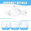 BQRKOTM Pack of 5 Transparent Adult Eye Patches, Breathable Eye