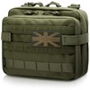WYNEX Tactical Large Admin Pouch of Double Layer Design, Molle