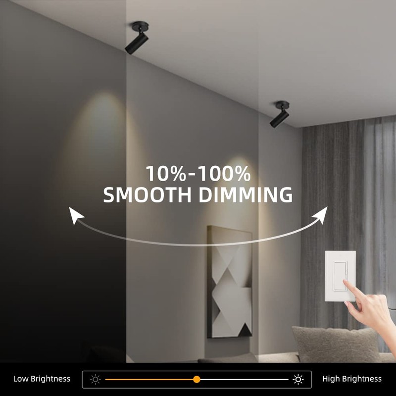 Aisilan Ceiling Spotlight Indoor, Dimmable 7W GU10 Ceiling Spot Light,