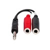 Hosa YPP-117 1/4 Inch TRS to Dual 1/4 Inch TSF