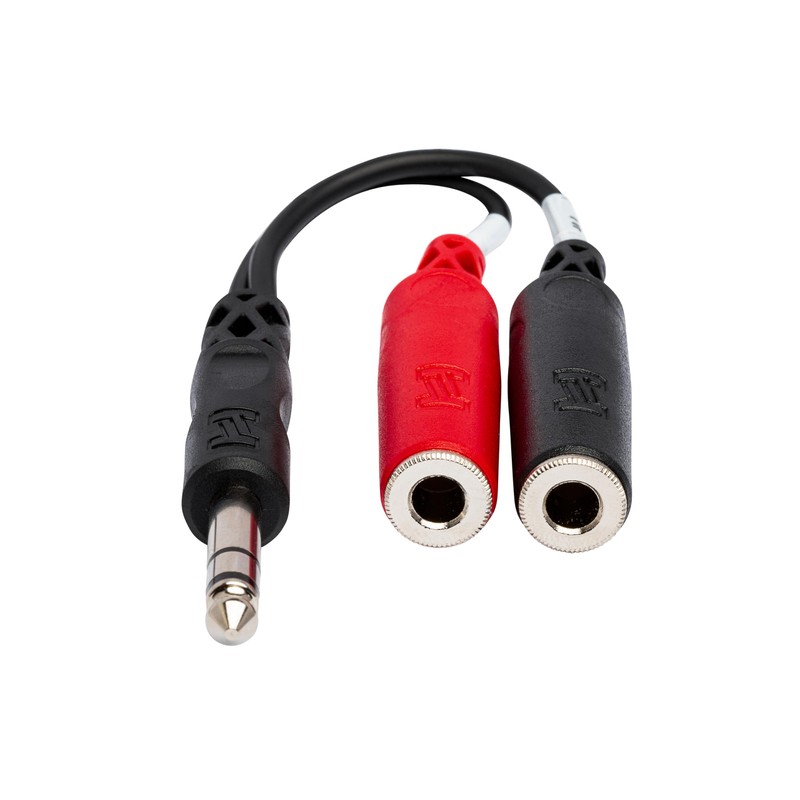Hosa YPP-117 1/4 Inch TRS to Dual 1/4 Inch TSF