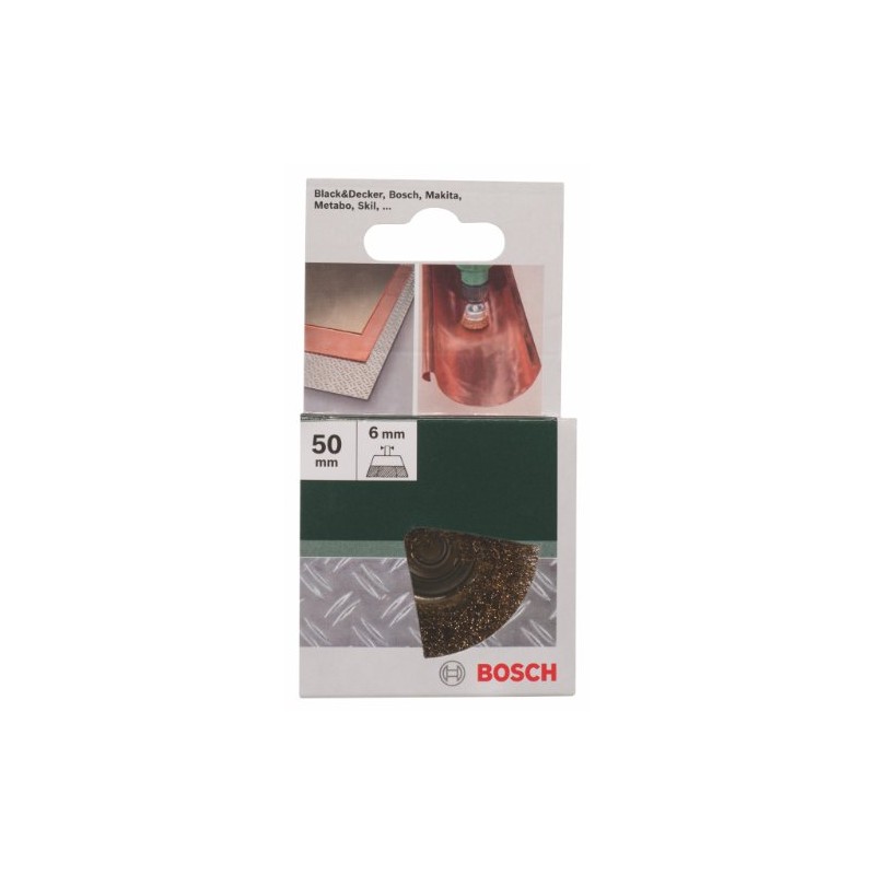 Bosch 2609256516 6 x 50 mm Wire Cup Brush Crimped