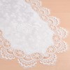 URROMA Vintage Lace Doily, 40cm*90cm White Table Cover with Lace