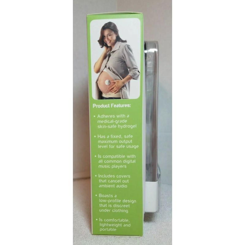 BellyBuds Headphones Baby Deluxe Package 4 Adhesives