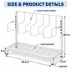 40oz Tumbler Water Bottle Organizer Rack, Metal Cup Holder and