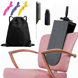 kelukeya Mannequin Head Clamp Stand for Chairs, Adjustable Wig Head Stand Holder for Cosmetology Hairdressing Seat Back Clamp (Large)