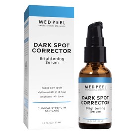 MedPeel Dark Spot Corrector Brightening Face Serum, Targets Age Sun Spots, Decreases Melanin and Hyperpigmentation, 1.0 fl oz