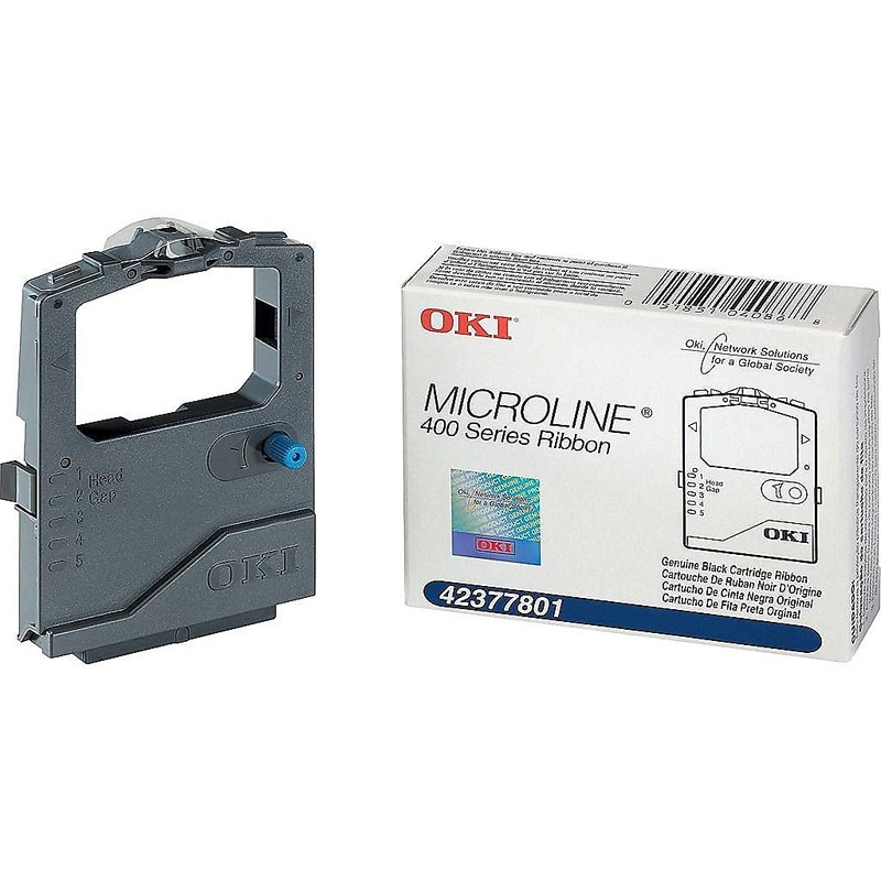 OKI 42377801 Ribbon Cartridge, Black