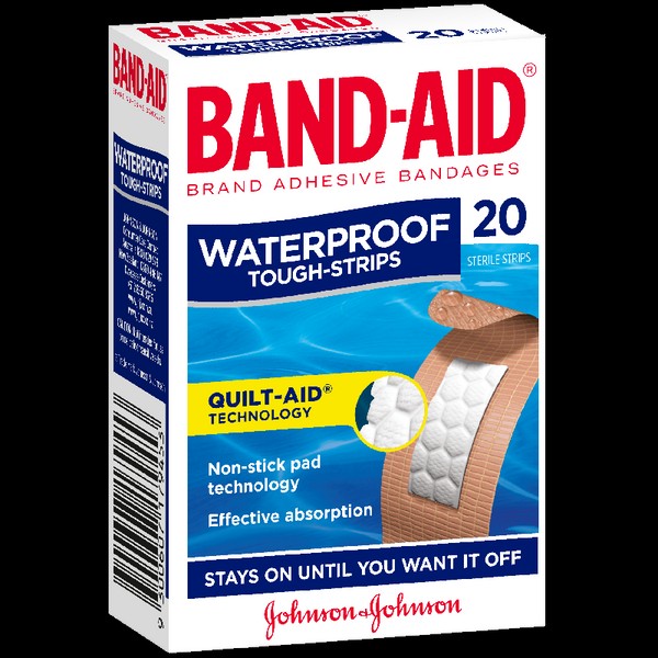 Band-Aid Tough-Strips Waterproof X 20