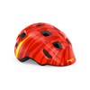 MET Sport Hooray Helmet, Zebra Red/Glossy, S