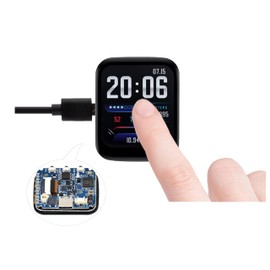 RP2350 Microcontroller Development Board with 1.69inch Touch LCD 240×280 Pixel, Rounded Corners, Dual-Core & Dual-Architecture Design, 16MB Flash, Accelerometer and Gyroscope Sensor,USB Type-C Port