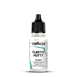 Vallejo - Plastic Putty 18 ml (0.6 fl.oz.) | White, Opaque, Consistent Finish