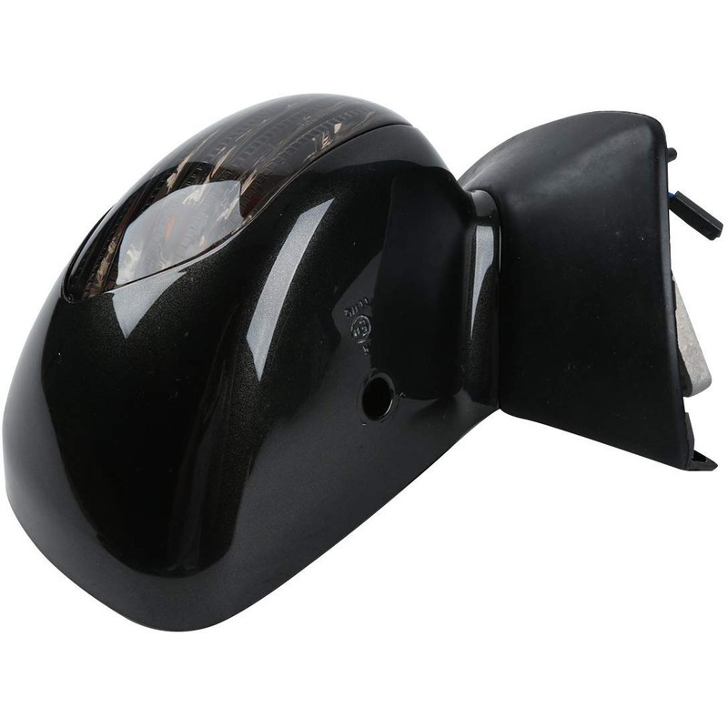 TCMT Black ABS Rear View Mirrors w/Smoke Signal Fits For