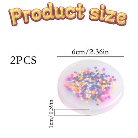 Thyonta 2 PCS Sensory Stress Relief Toys Stressful Irritable People Kids Toys Stress Relief Skin Picking Fidget Toys Easy to Carry Stress Relief