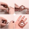 6 Piece Pet Memory Set, Cat Paw Keyring with Tweezers,
