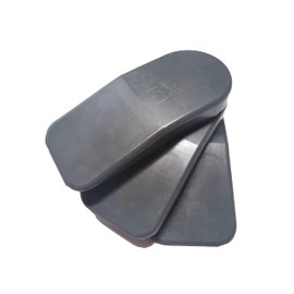 BML 12mm Heel Lifts, 3pk (Ladies Small, Gray [Super Soft])