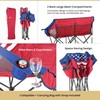 ARROWHEAD OUTDOOR Portable Folding Double Duo Camping Chair Loveseat w/