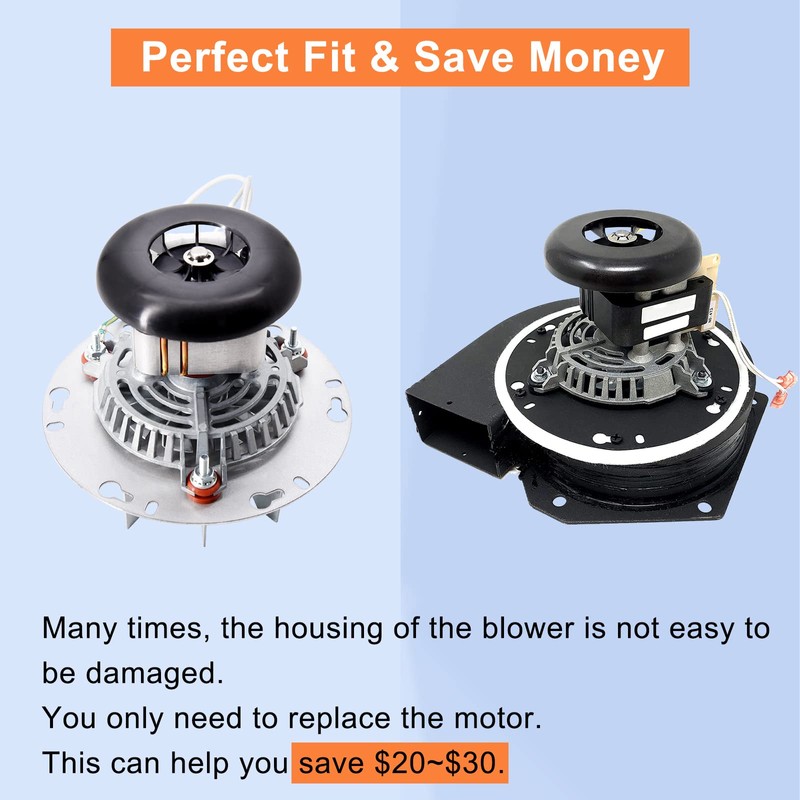 Criditpid Replacement 812-4400 Exhaust Blower Motor for Quadra-Fire Santa Fe,