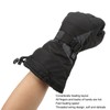 One Pair Heated Gloves Unisex Black XL 3 Gears Temperature