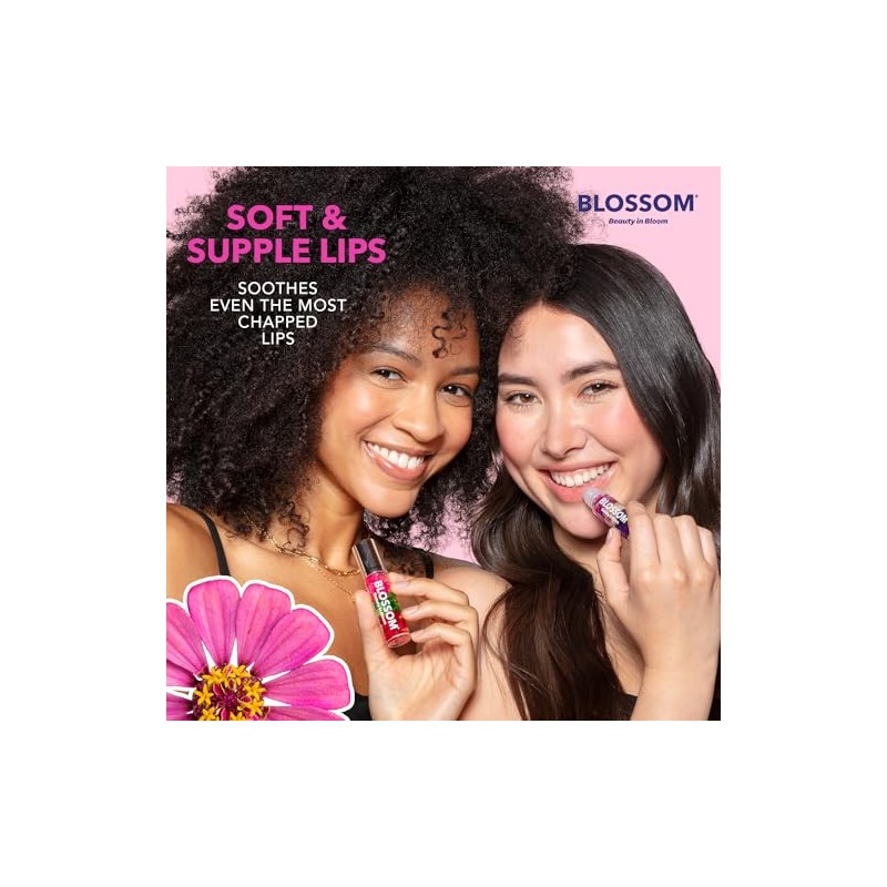 Blossom Roll-On LIP GLOSS Set de 3-0.3oz/8.9ml/each