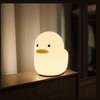 Duck Night Light Silicone Soft Lampshade Delay Automatic Light Off