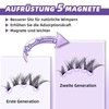 B&Q Magnetic Eyelashes, 2 Pairs, Magnetic Eyelashes, Natural Look, Two