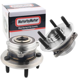 MotorbyMotor 513324 Front Wheel Bearing and Hub Assembly with 5 Lugs fits for Dodge Durango,Jeep Grand Cherokee Low-Runout OE Directly Replacement Hub Bearing (2 Pack)