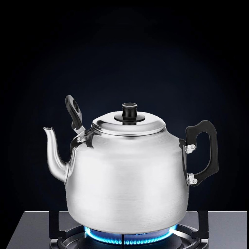 Catering Teapot Aluminium Pints/litres, Silver Tea Pot Lightweight Durable and
