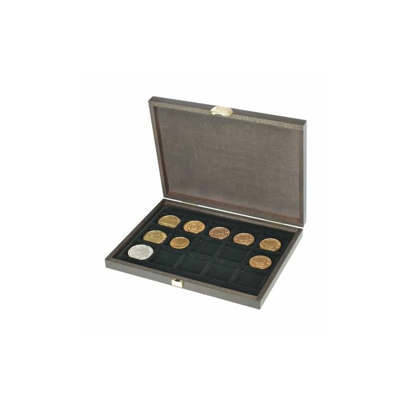 Lindner Carus XM S2489-15 Real Wood Case with 15 Square
