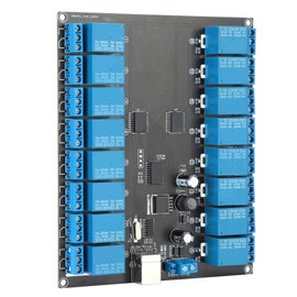 OptoIsolated Board Relay Module 16 Channel 936V USB Controlled SPDT Switch Relay Module OptoIsolated Board