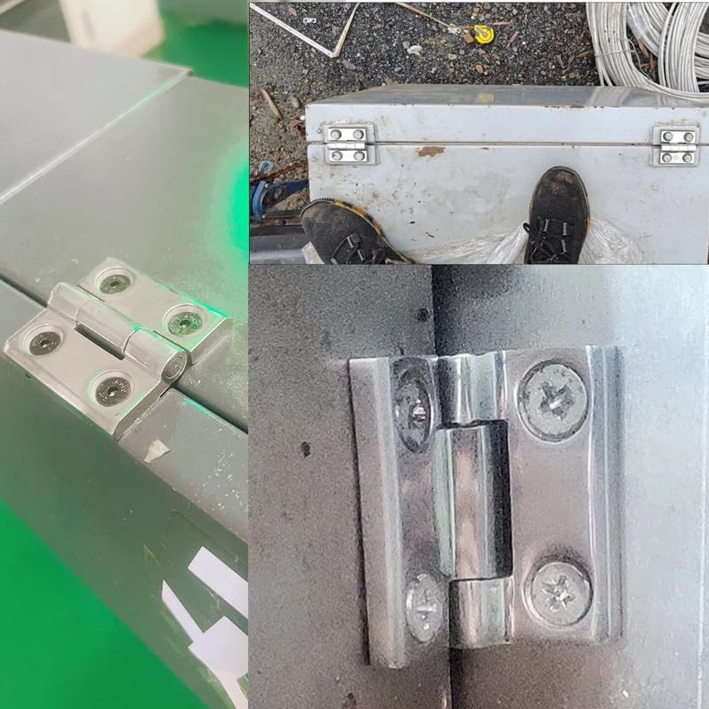 50mm*50mm*6mm Stainless Steel Door Hinges Thickened Folding Butt Hinges for