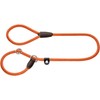 HUNTER Freestyle Retriever Dog Lead Orange Integrated Collar Fully Adjustable