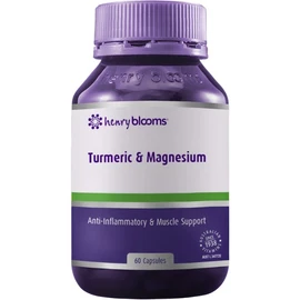 Henry Blooms Turmeric & Magnesium Cap X 60
