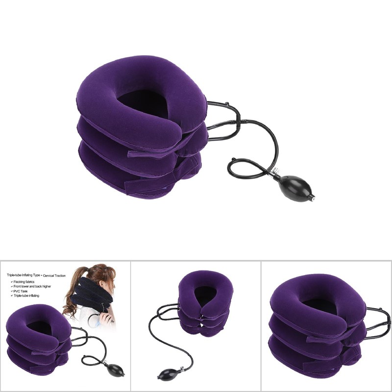 Portable Lightweight Inflatable U Shape Cervical Neck Stretcher Traction Device