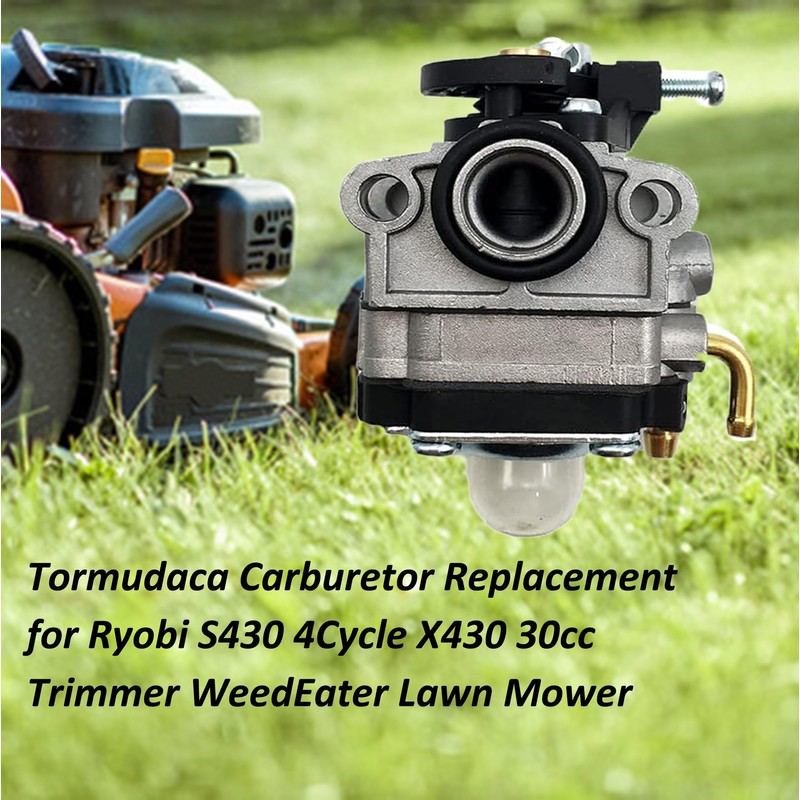 Tormudaca Carburetor for Ryobi 4 Cycle S430 X430 30cc