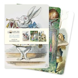 Alice in Wonderland Set of 3 Midi Notebooks