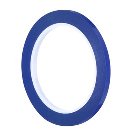 sourcing map 6mm x 55 Meters Graphic Tape Whiteboard Grid Marking Tape Pinstripe Chart Line, Blue