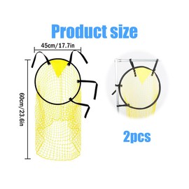 Anlising Football Goal Target Net, 2 Pieces Football Target, 45 x 60 cm Top Football Goal Accessories, Bag Target Net, Football Goal Accessories, Football Target Net, Base Top Bins Target Net