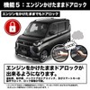 Delica Mini ek Space Car Speed Interlocking Door Lock P