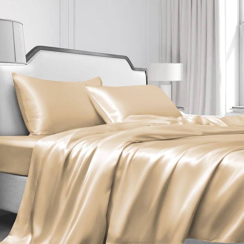 Lazzaro Home Satin Silk Pillowcases For Hair And Skin 2