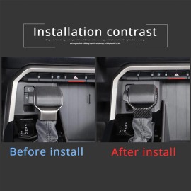 momocar Carbon ABS Gear Shifter Knob Head Side Cover Trim For Toyota Tundra 2022-2023 US